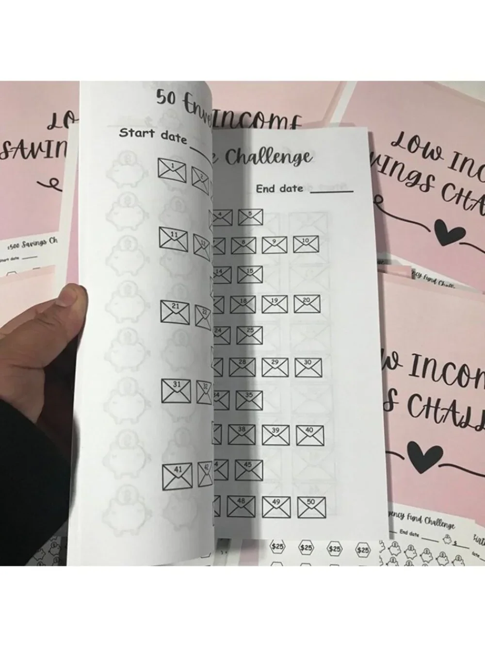 Savings challenges book 20+ challenges